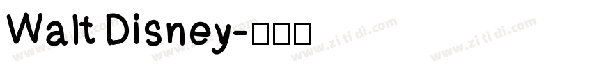 Walt Disney字体转换